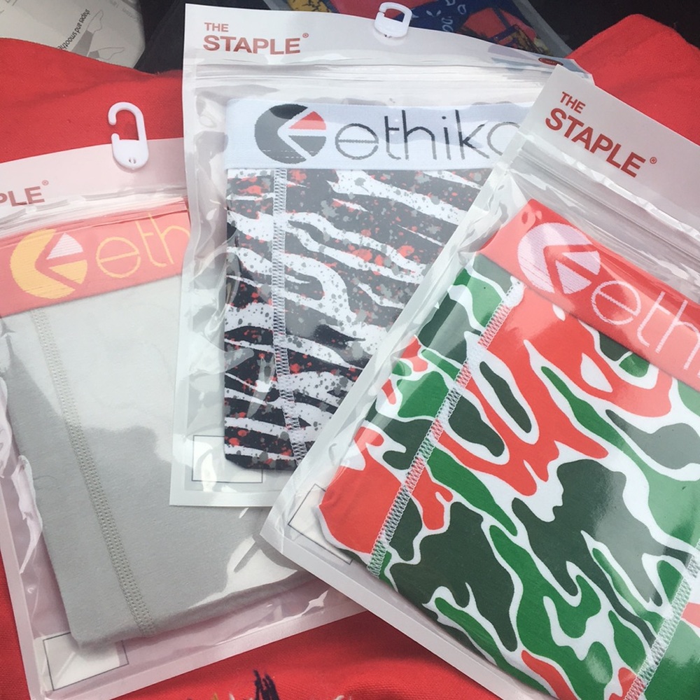 3 pack #ethika Boxer Briefs The Staple Fit